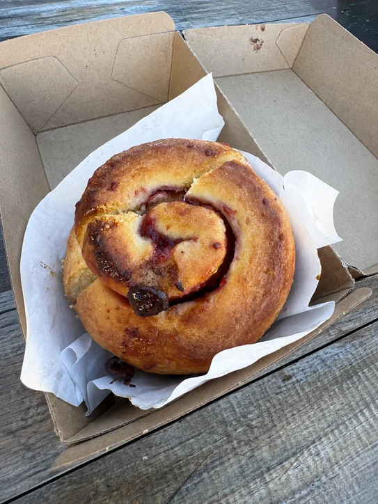 A sweet baked treat